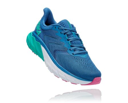 Hoka Arahi 5 Supportive Mulher - Sapatilhas De Treino Azuis | PT-QPGW95c